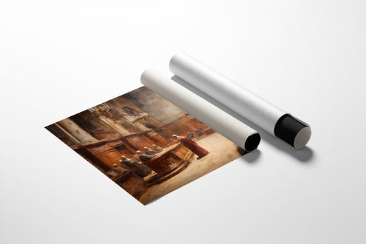 Scholarly Halls Meet Classical Canvas