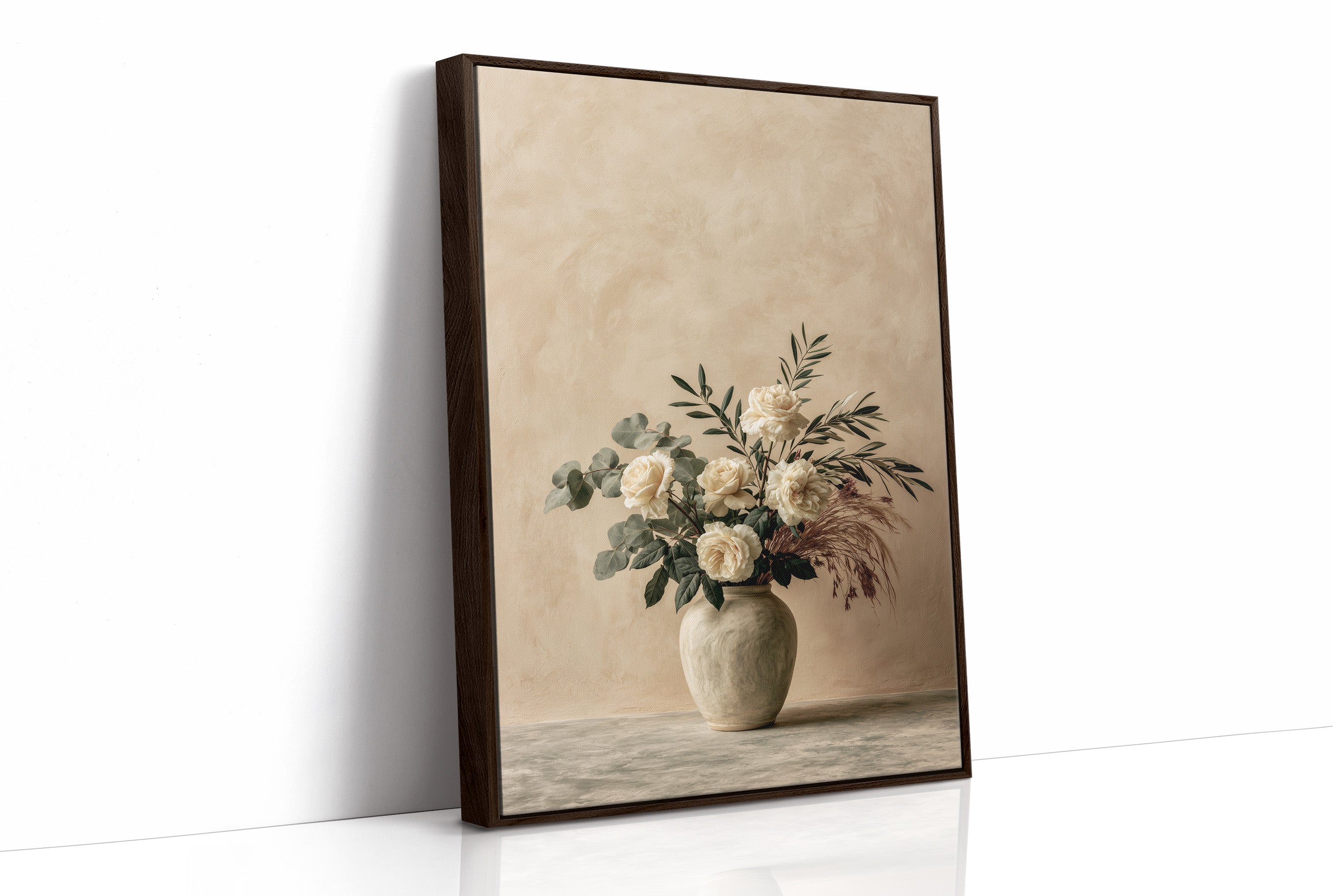 Ivory Roses, Upright & Serene