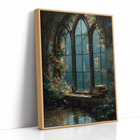Rain on the Cloister Glass