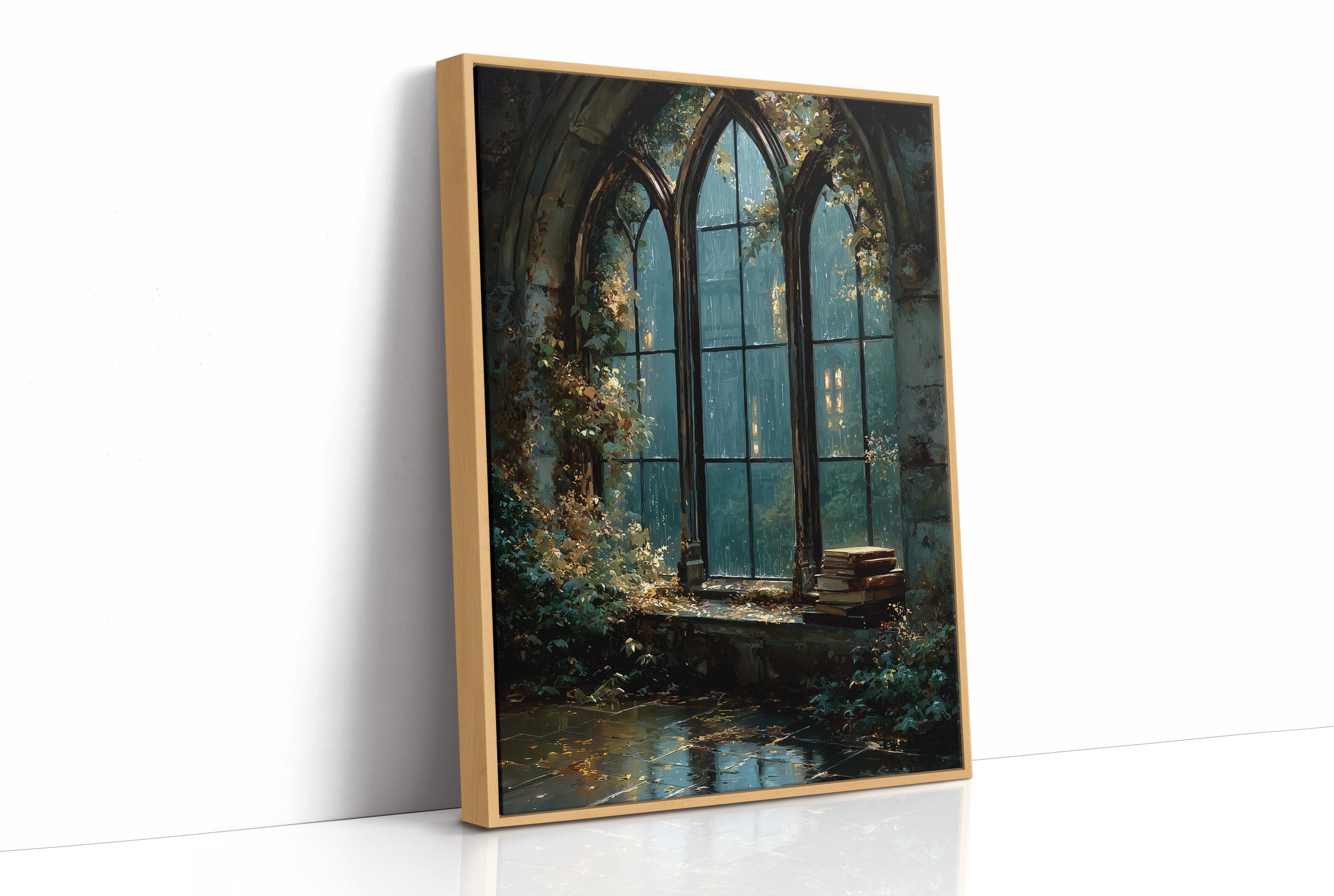 Rain on the Cloister Glass