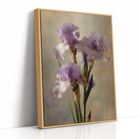 Three Irises in Morning Light