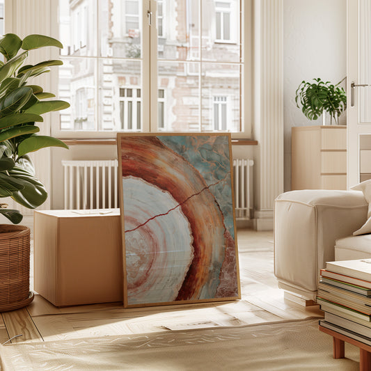 Earthy Tones in Circular Harmony