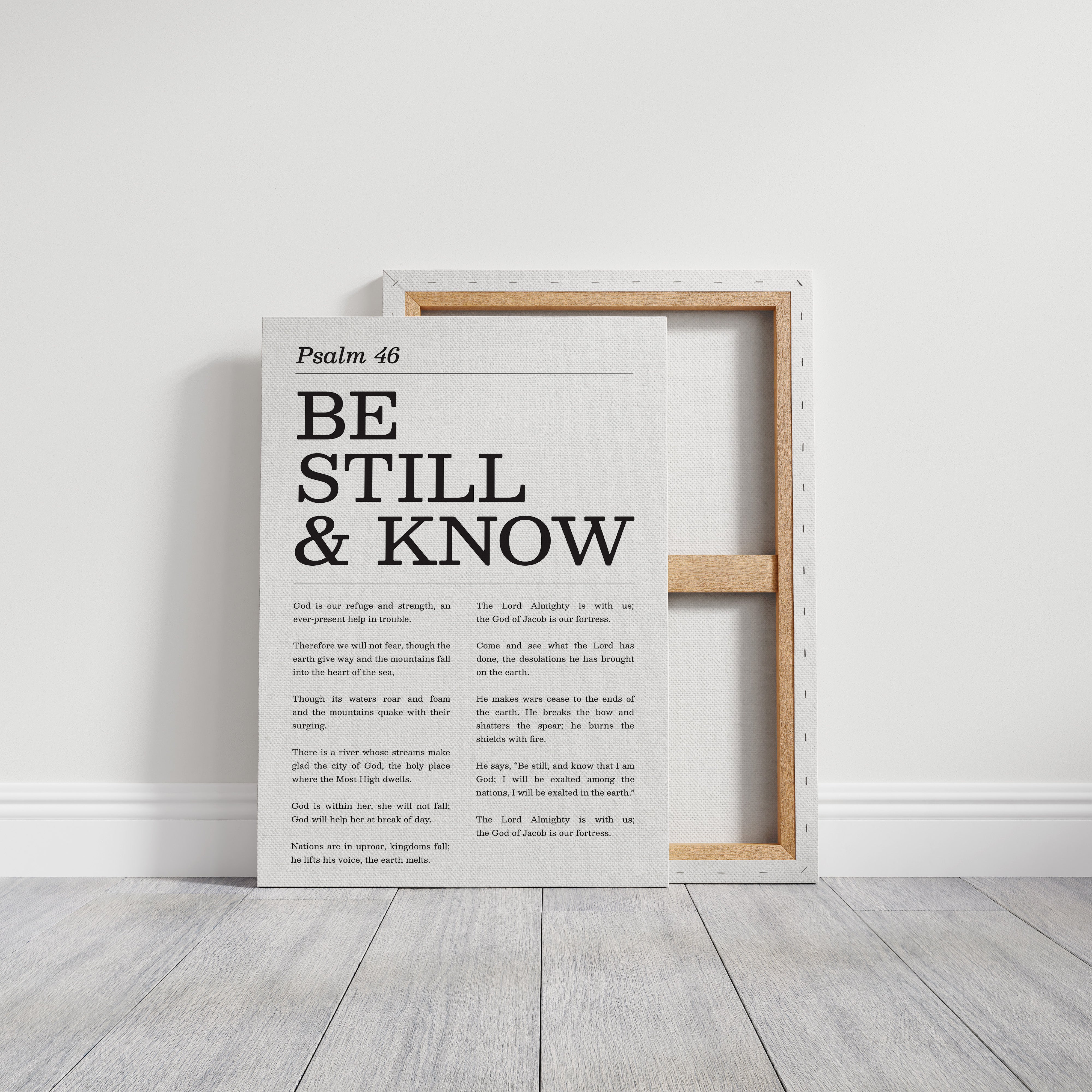 Be Still and Know Psalm 46