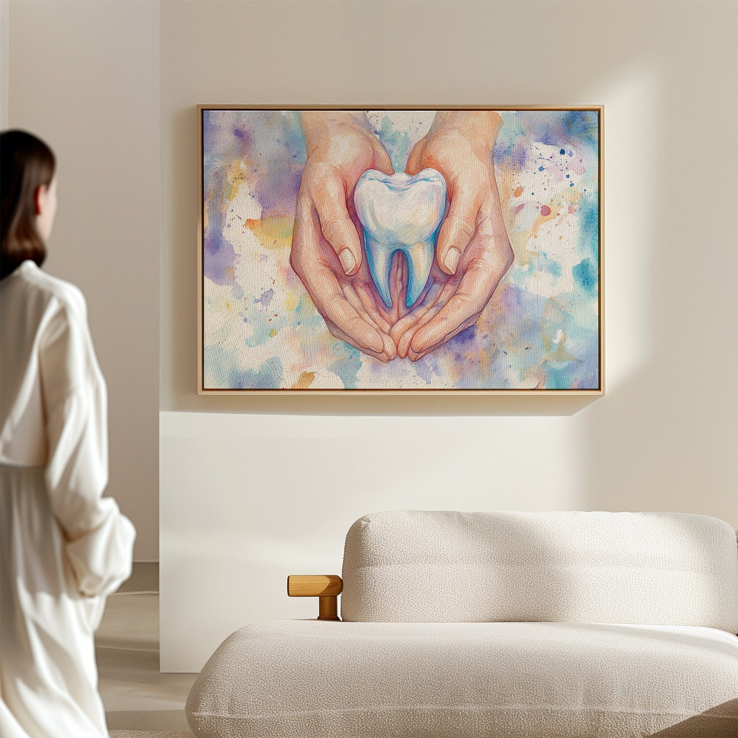 Gentle Hands Hold Healing Light