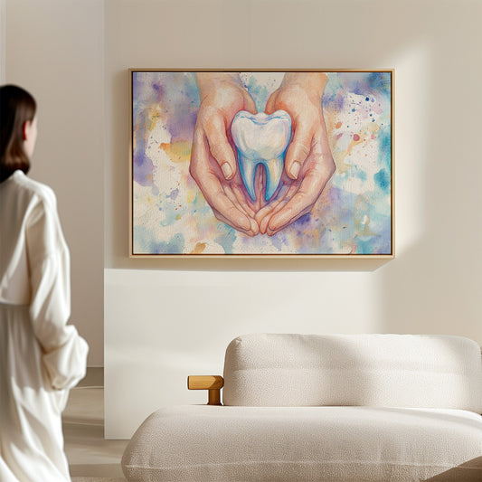 Gentle Hands Hold Healing Light