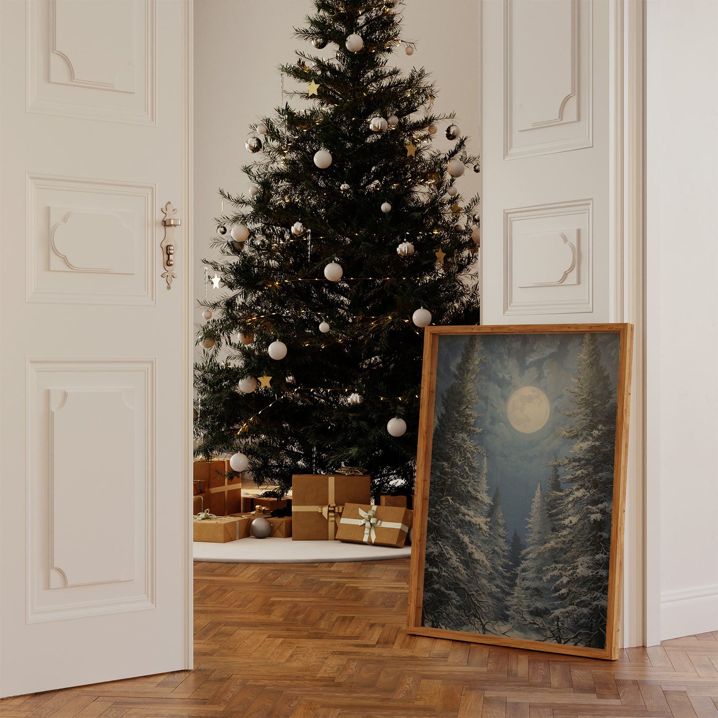 Moonlit Pines Share Winter's Secret