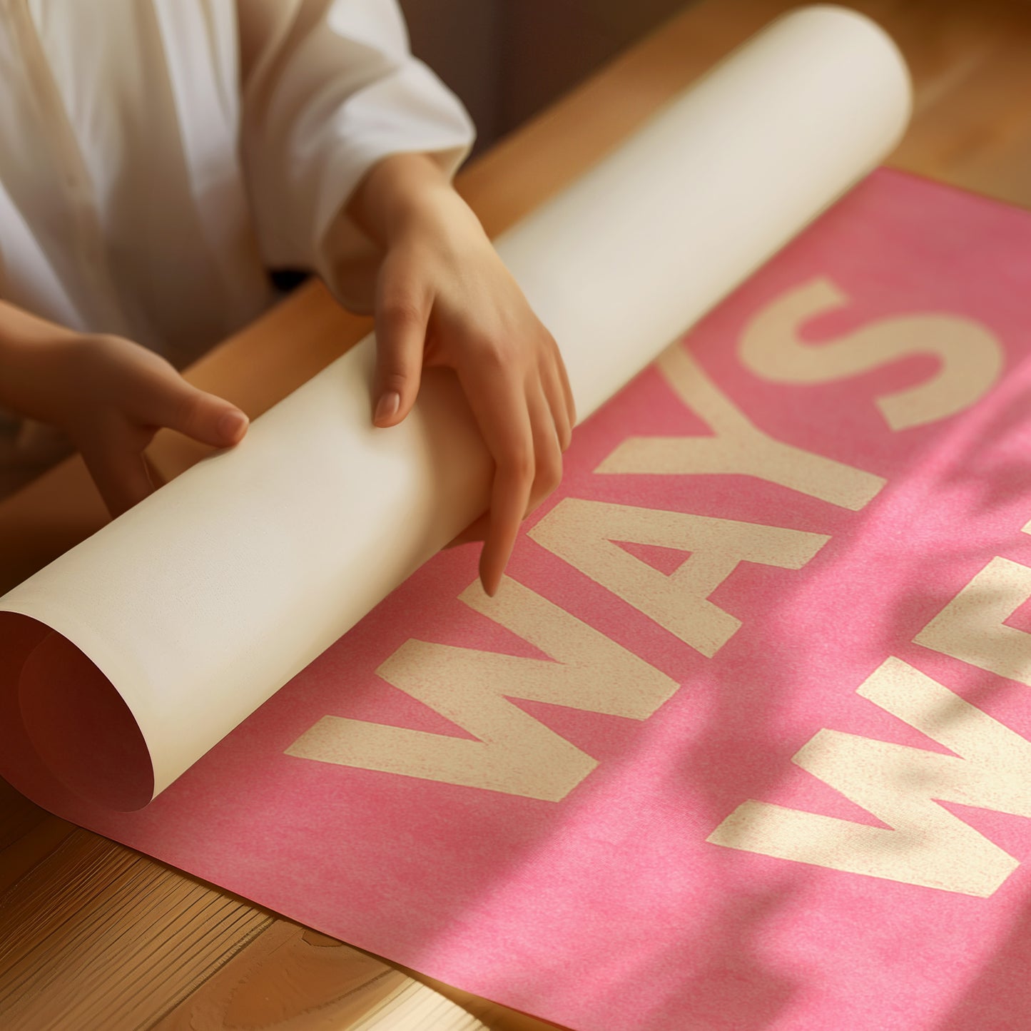 All Ways Welcome Typography Print