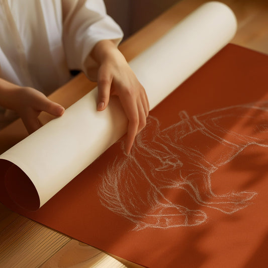 Minimalist Bronco Rider Sketch