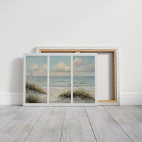 Where the Dunes Meet the Sea Triptych
