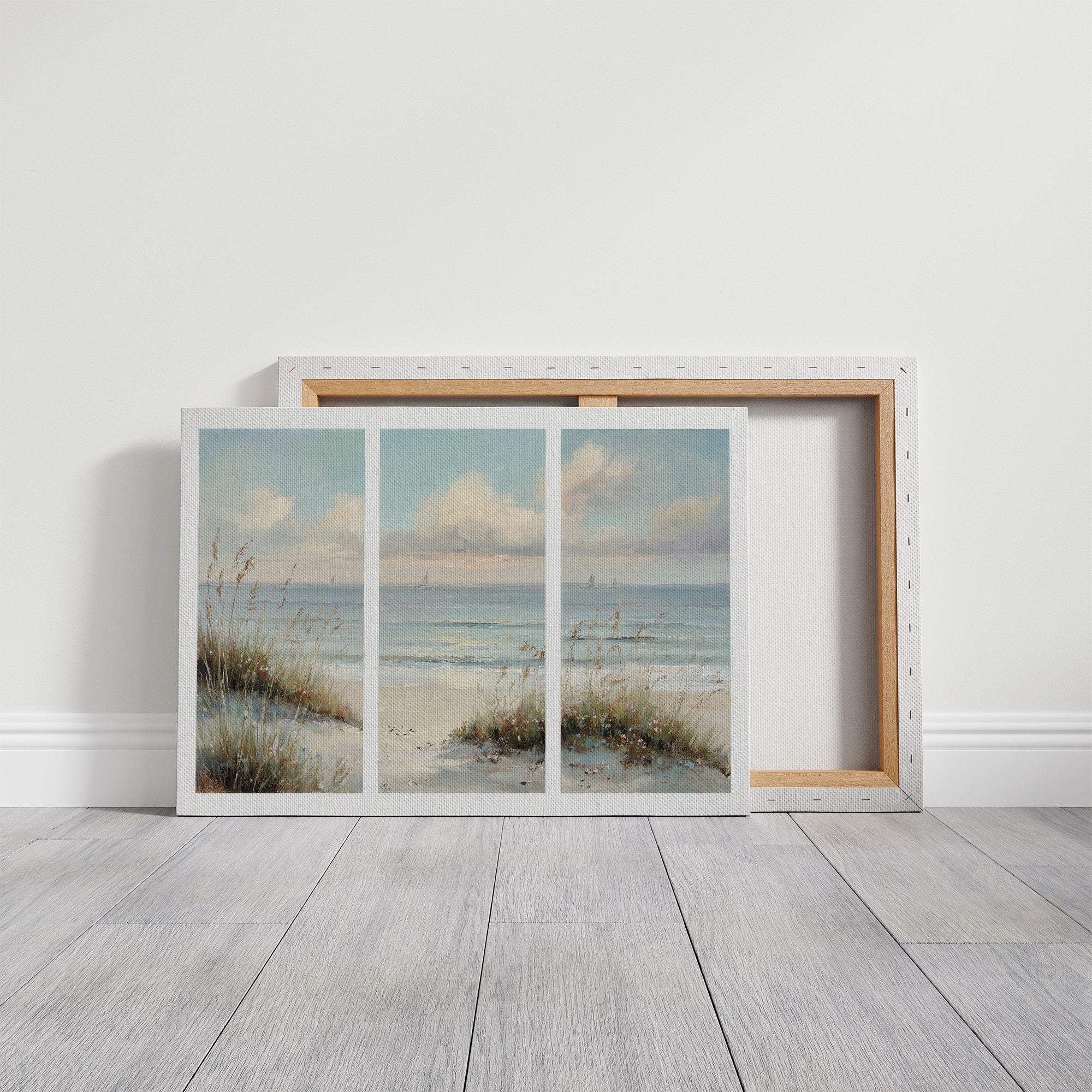 Where the Dunes Meet the Sea Triptych