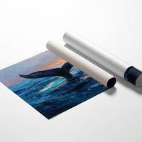 Ocean Giants Beneath Sunset Skies