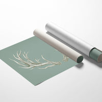 Winter Antlers Paint Sage Stories