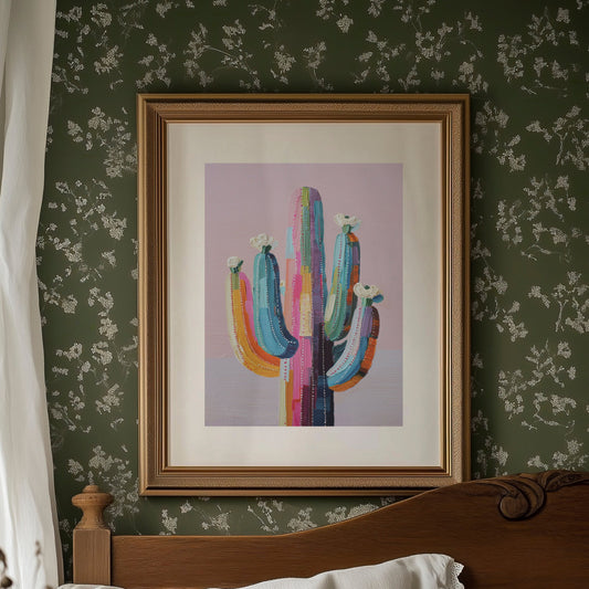 Rainbow Saguaro Tells Desert Tales