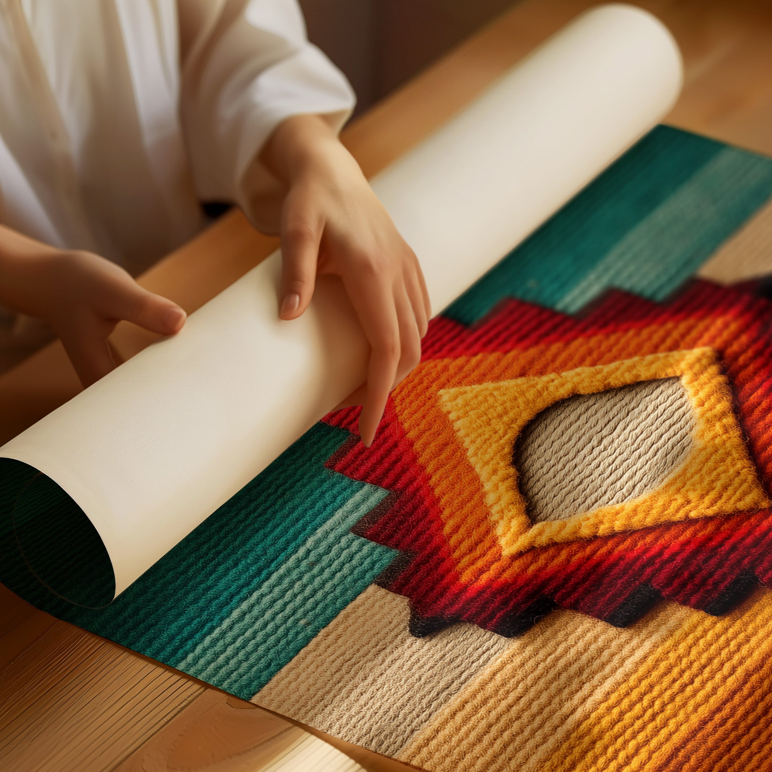 Sacred Symbols Paint Desert Horizons