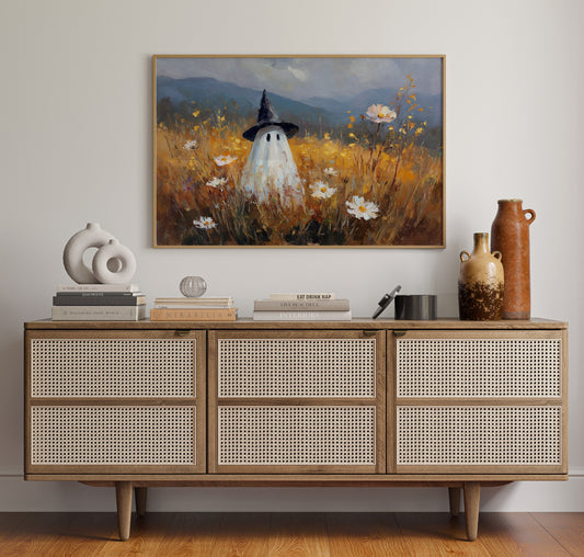 A Ghost Among Golden Blooms