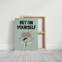 Bet on Yourself Poker Chip Art