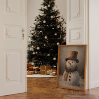 Frosty's Portrait In Golden Light