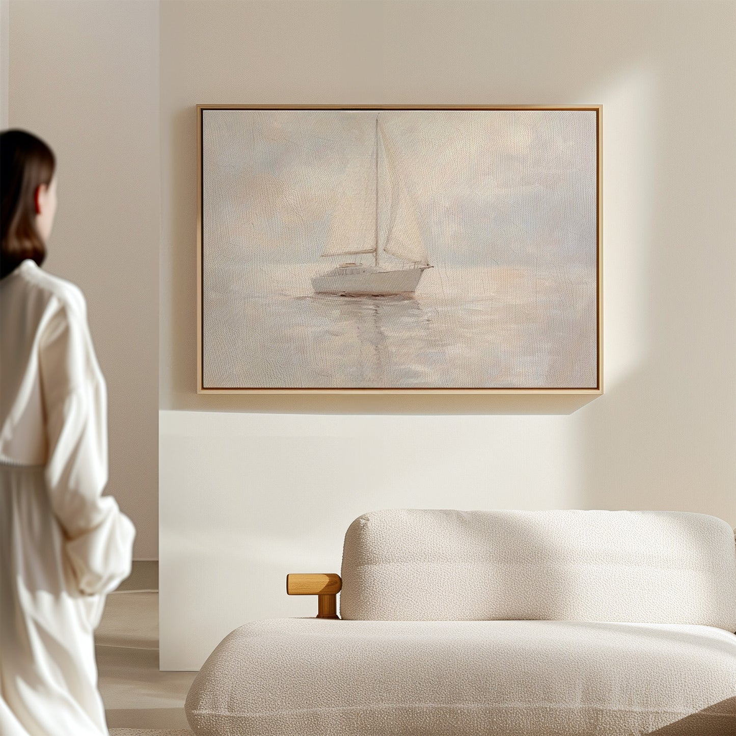 Soft Sails Through Morning Mist