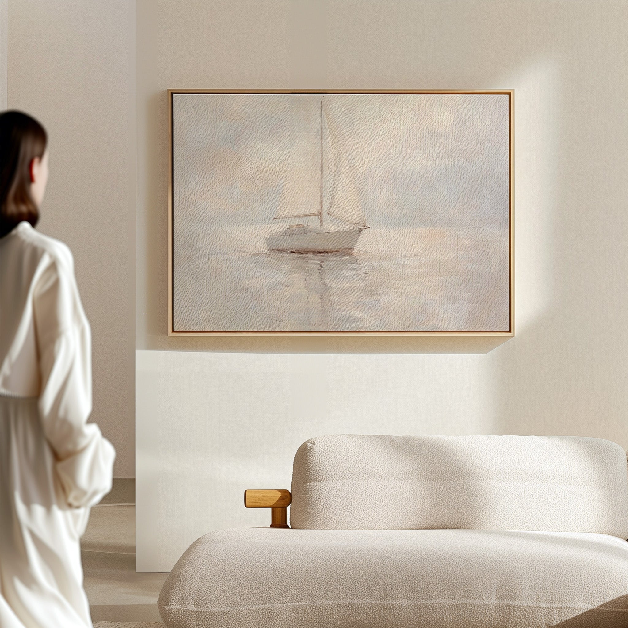 Soft Sails Through Morning Mist