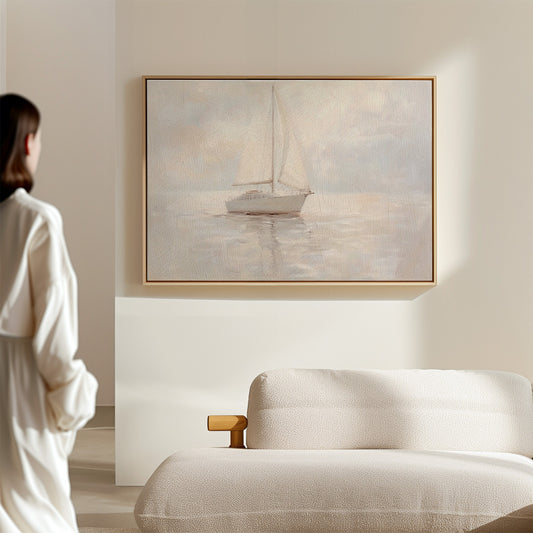 Soft Sails Through Morning Mist