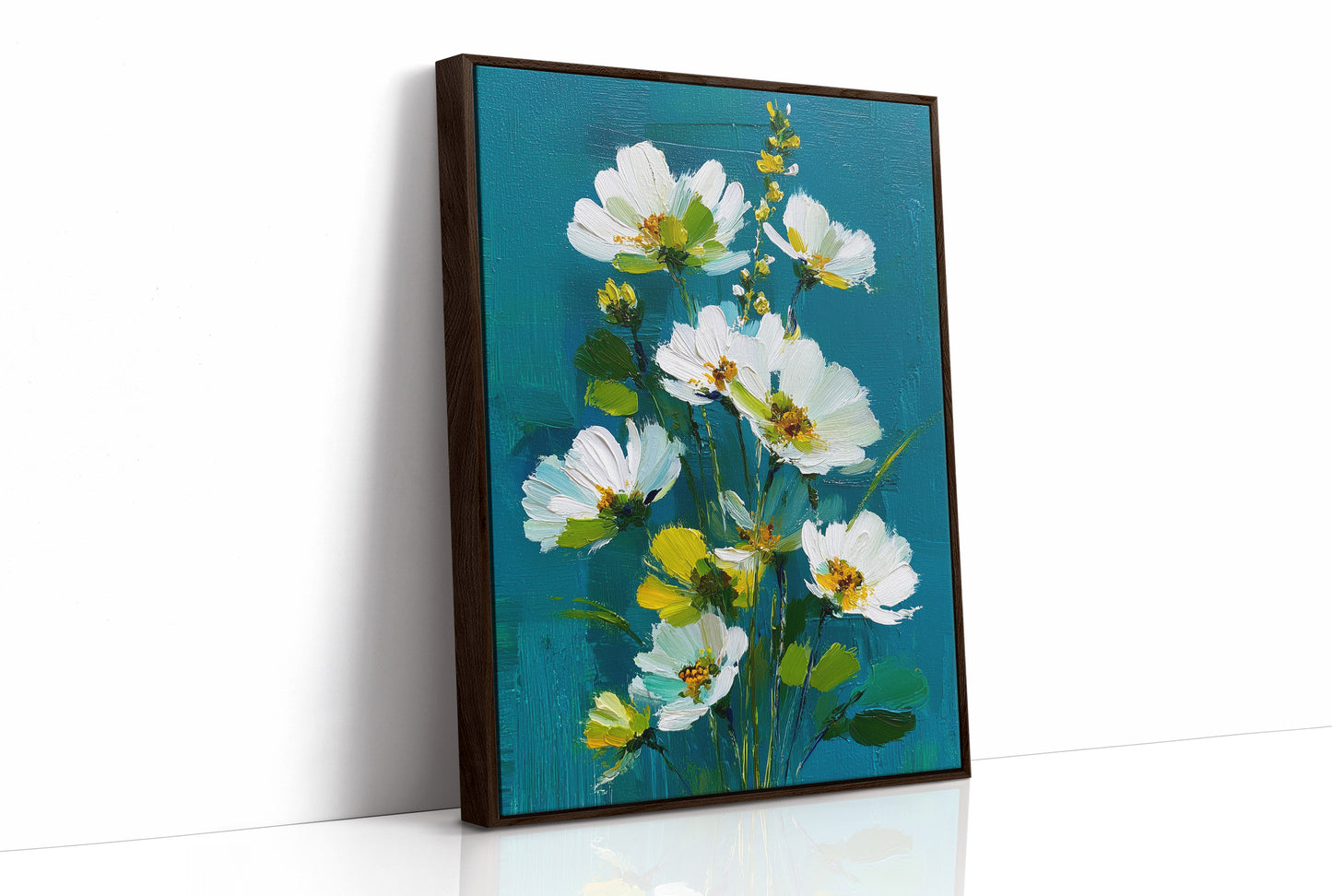 Wild and White Against the Teal