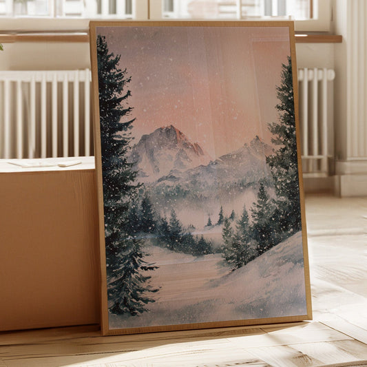 When Mountains Cradle the Snow