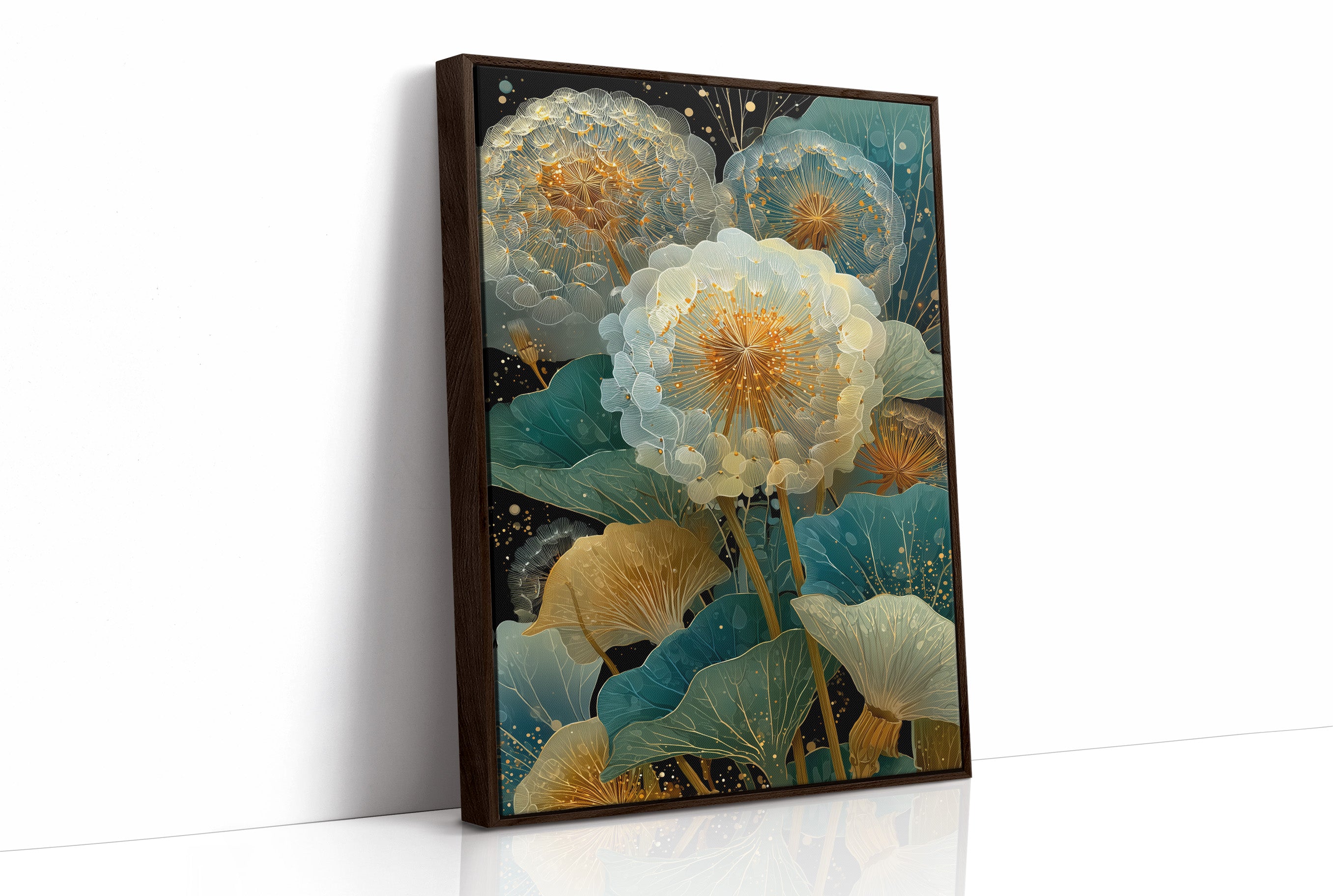 Wishes Written in Gold and Teal