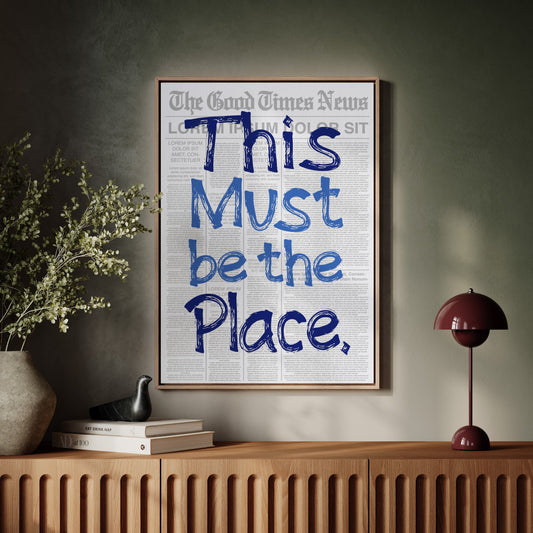 Blue Letters Find Their Home