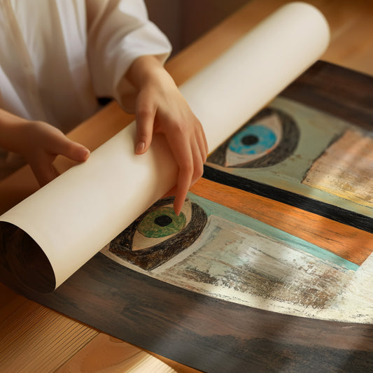 Divided Face Speaks Ancient Stories