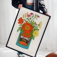 Blooms in a Beanz Tin
