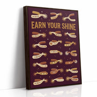 Earn Your Shine: Spurs Sold Separately