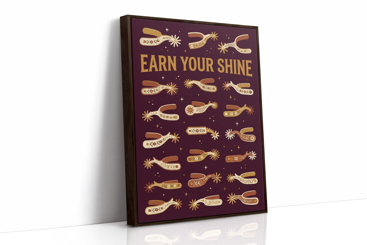 Earn Your Shine: Spurs Sold Separately