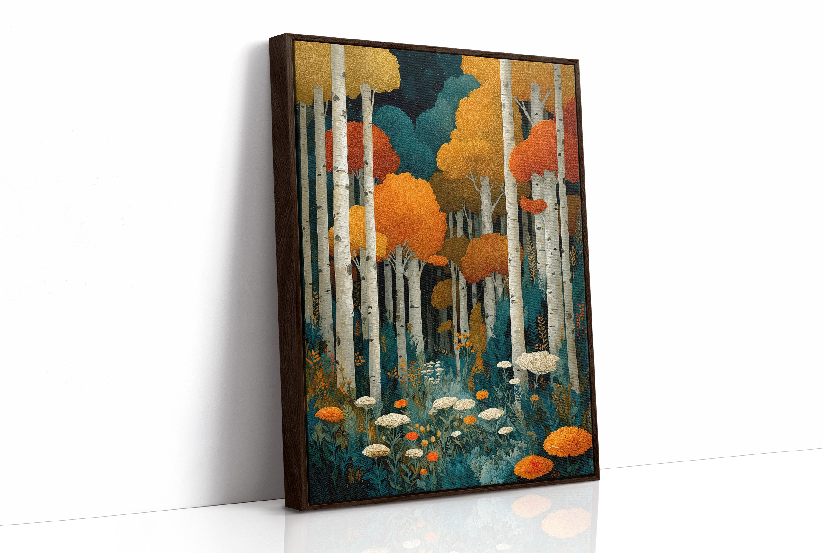 The Birch Grove After Midnight