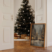 Snow Falls On Cathedral Square