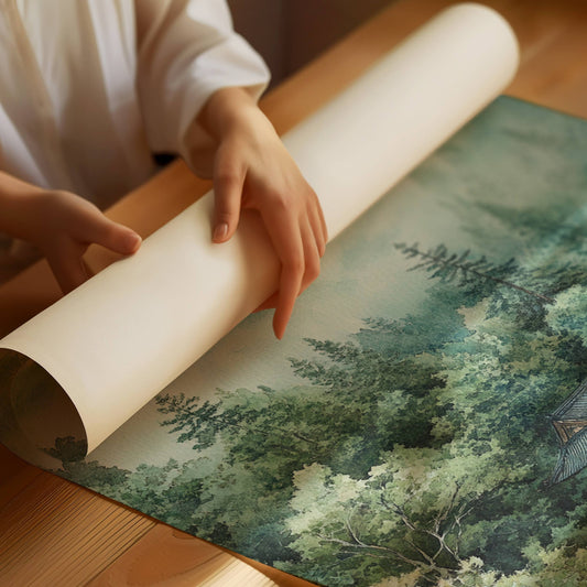 Mountain Mist Shelters Ancient Temple