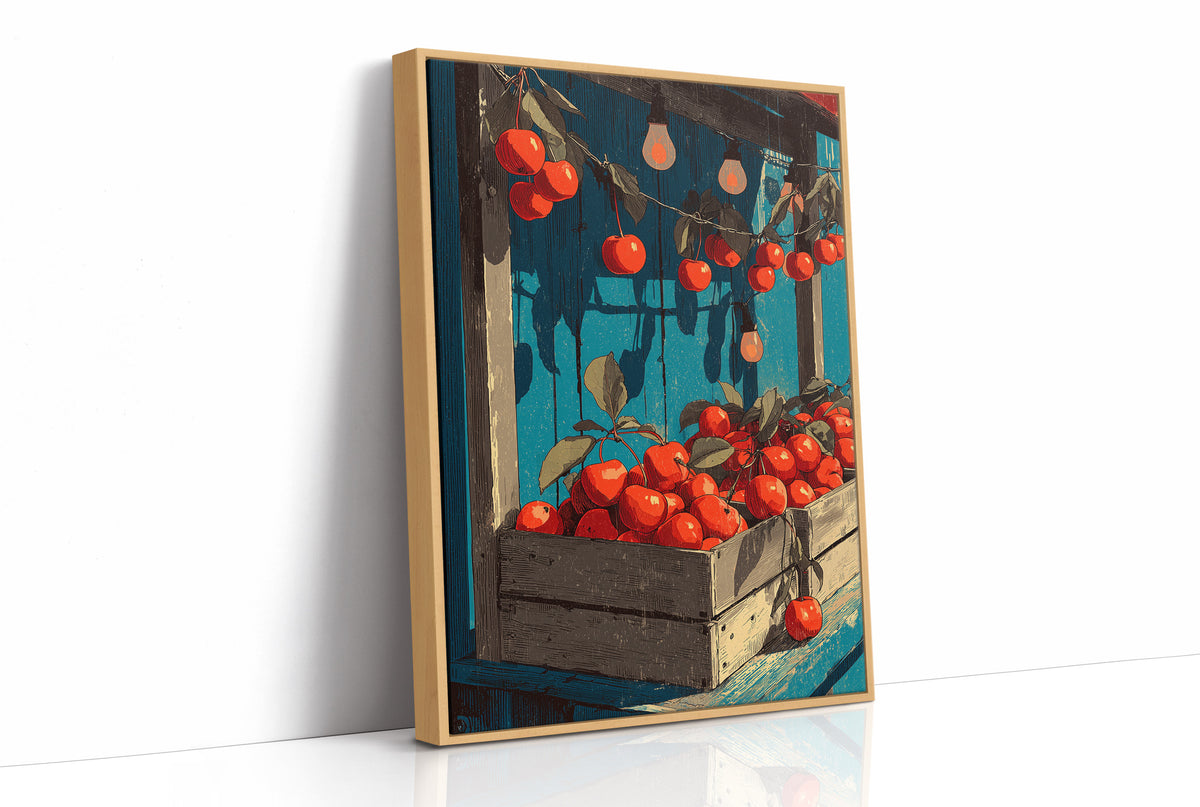 Farm Stand: One Apple Escaped the Crate