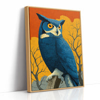 Unimpressed at Sunset: Owl Judges Quietly