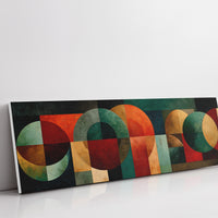 Mid Century Geometry In Earth Tones