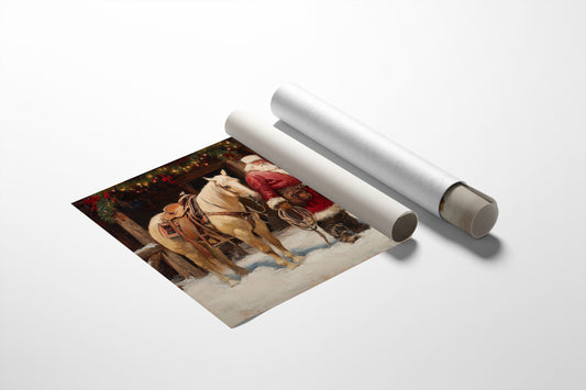 Ranch Horses Share Christmas Eve Magic