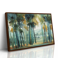 Bamboo Forest Bathes In Mist