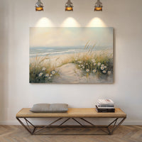 Daisies Dance Along Coastal Dunes