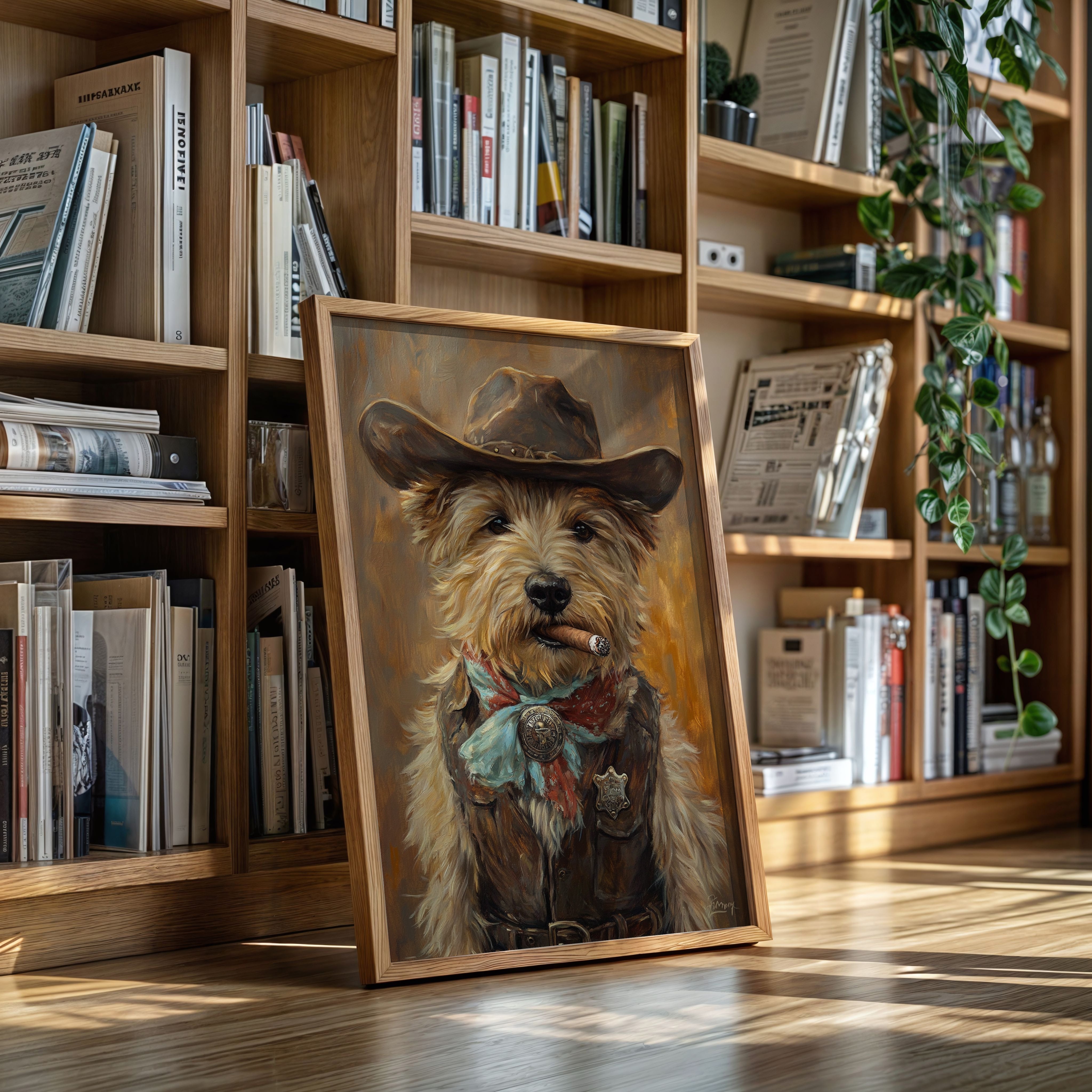 Wheaten Terrier Wild West Deputy