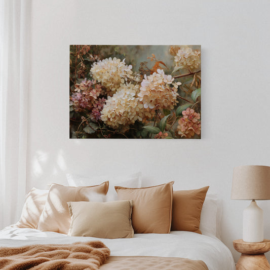 Autumn Hydrangeas Paint October's Symphony