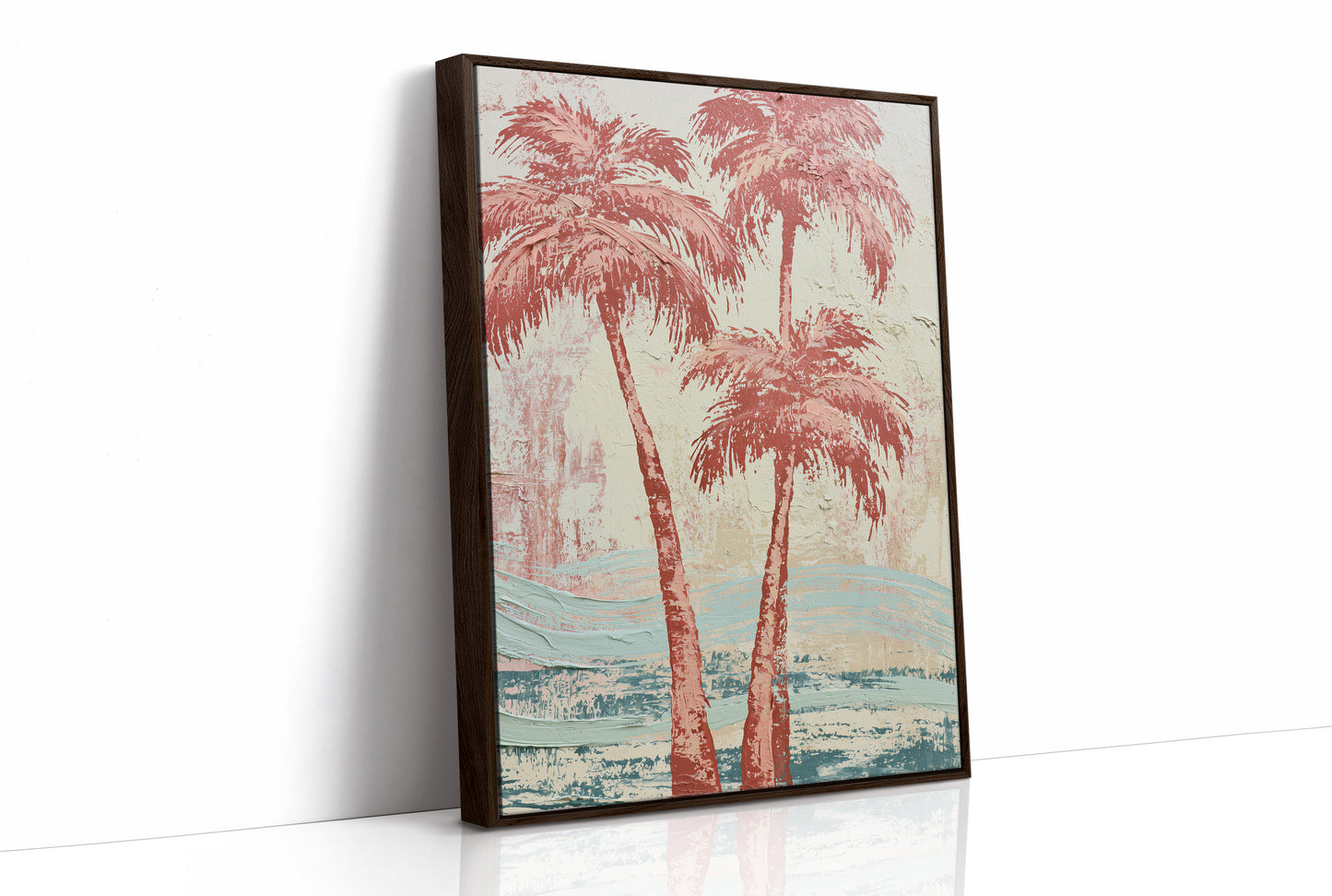 Coral Palms, Waves of Sage