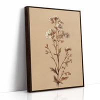 A Quiet Stem on Warm Paper