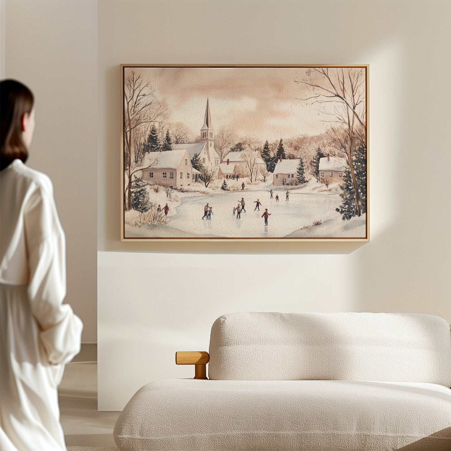 Winter's Dance On Village Ice