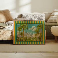 Palms Bow To Mountain Majesty