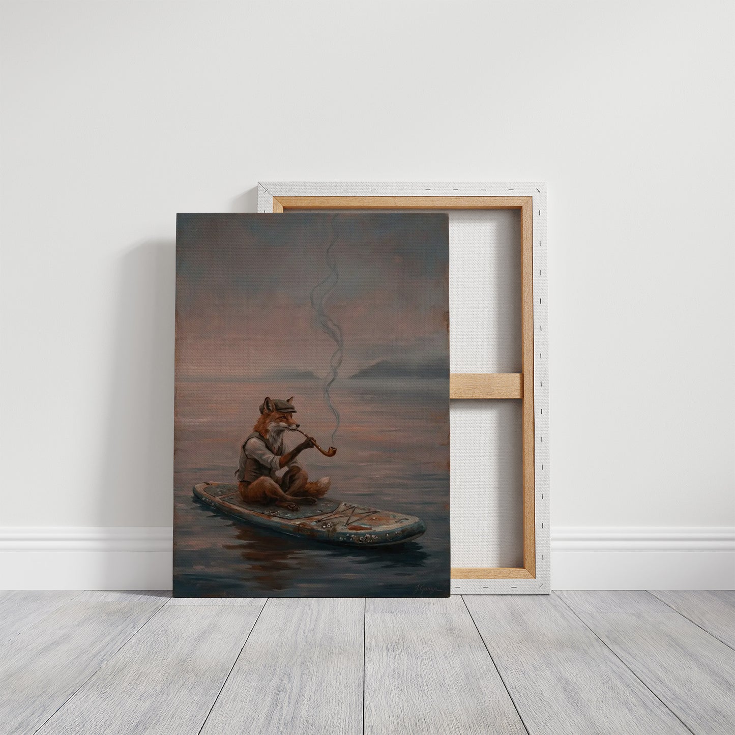 Smoke on Calm Water