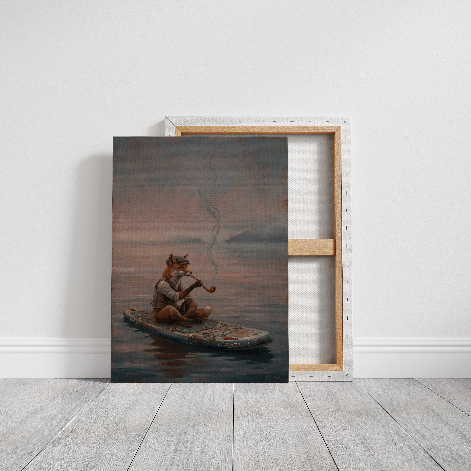 Smoke on Calm Water