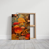 Autumn Mushrooms Dance Under Stars